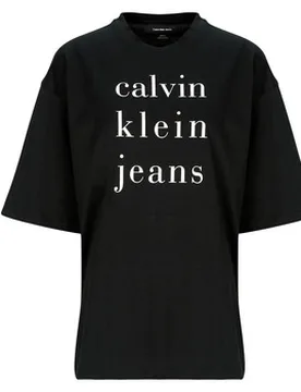 T-Shirt Ss Ckj Logo Tee Eu Xs Female - Calvin Klein Jeans - FashionsVida