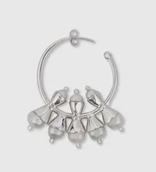 AENÃLIA Oia Earrings Silver Pearls