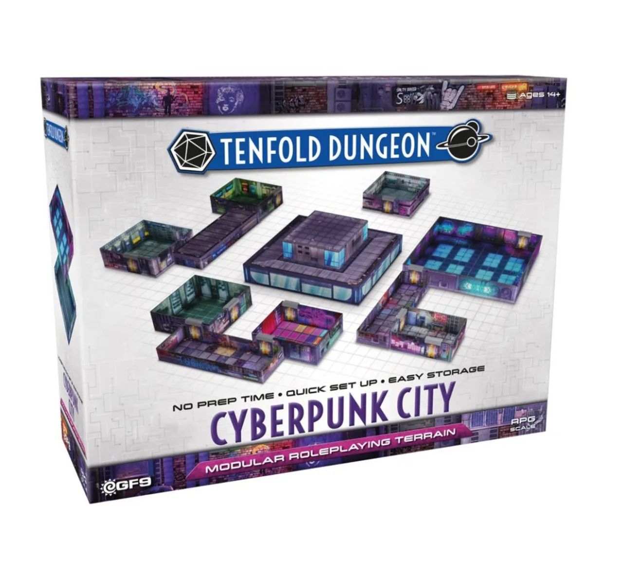Tenfold Dungeon: Cyberpunk City - Gale Force Nine - FashionsVida
