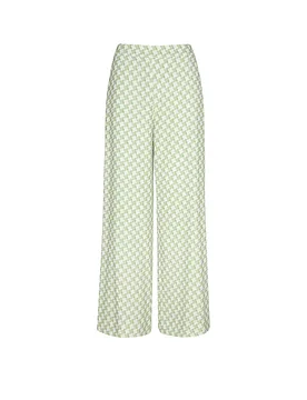 Hugo Pantalones Marlene HASELI verde 42 - Hugo Boss - FashionsVida