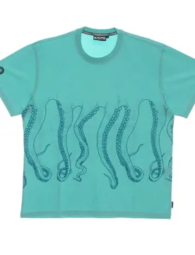 Maglietta Uomo Dyed Tee Acquamarine - Octopus - FashionsVida