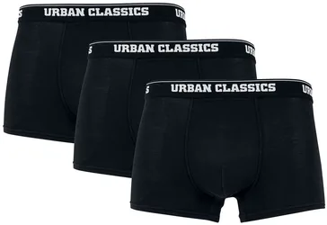 Boxershort - Organic Boxer Shorts 3-Pack - S bis 5XL - für Männer - Größe XL - schwarz - Männer - male