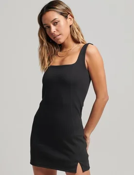 Superdry Damen Tech Kleid Schwarz - Größe: 36 - 59.99 - FashionsVida