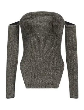 Khaite Top Mujer Oro L Mujer - KHAITE - FashionsVida