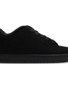 DC Sneakers Court Graffik Men's Sneakers - Black - Size 7.5 - Suede - Black - Size: 7.5 - Dc shoes - FashionsVida