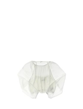 Blusa maniche lunghe BIANCO XL