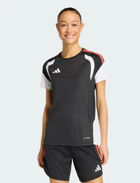 Maglia da allenamento Tiro26 Competition S Black / Semi Lucid Red - Adidas - FashionsVida