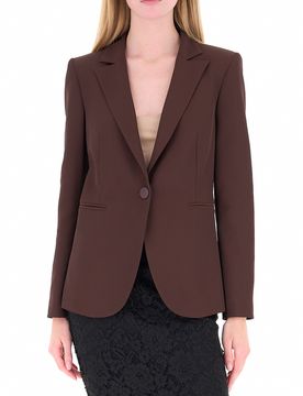 Blazer monopetto MARRONE L
