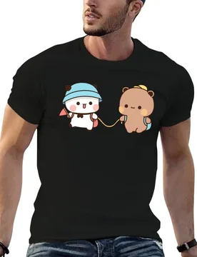 DuDu Bear and BuBu Panda on summer vacation?? T-Shirt Summer Holiday Casual Tee - Aliexpress - FashionsVida