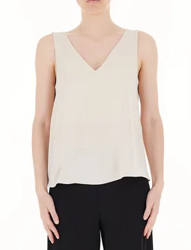 Canotta scollo V BEIGE M - Rinascimento - FashionsVida