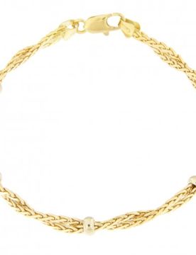Bracciale Donna Unoaerre Oro Giallo Bianco GL100104