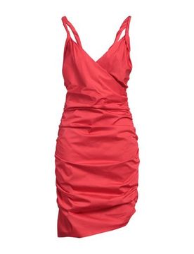 Midi-Kleid Damen Rot 32,34,36,38 Damen