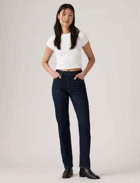 High Rise Slim Jeans Indigo female - Levi's - FashionsVida