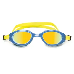 Trisight Silicone Swimming Goggles Blue / Gold One Size Men,Women