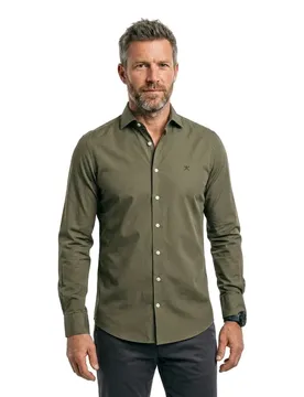 Camicia A Maniche Lunghe Hm301050 Forest Green XL