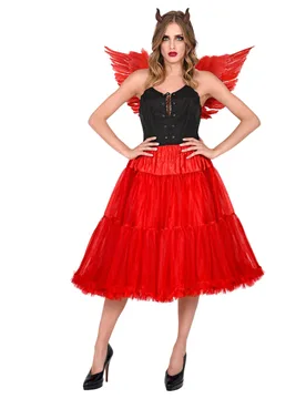 WIDMANN Tüll-Unterrock rot 65 cm - Widmann - FashionsVida