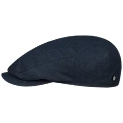 Classic Herringbone Flat Cap by - blue - Herren - Size: L (58-59 cm)