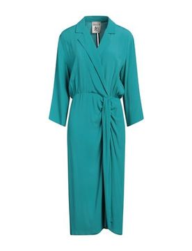 Vestido midi Mujer Azul turquesa 34,36,38,40 Mujer