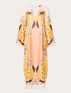Vestido largo Twin Flame de seda - La Double J - FashionsVida