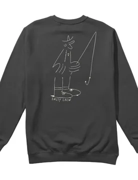 Sweat-shirt Swivel Lb Crewneck Pirate Black L - Salty Crew - FashionsVida