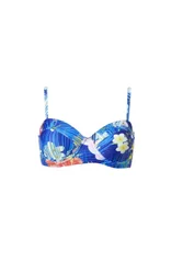 Women's Underwired Bikini Top in Blue Size: 10 - Blue - Size: 10