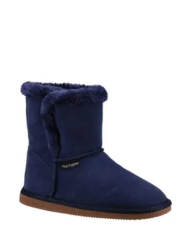 Women's 'Ashleigh' Classic Slippers in Navy Size: 8 - Navy - Size: 8 - Hush puppies - FashionsVida