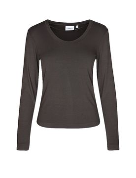 Langarmshirt braun 34 damen