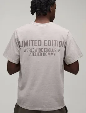 Herren T-Shirt Mit Normalem Schnitt In Limitierter Auflage Stone Größe Small - boohooMAN - FashionsVida