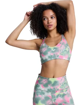 Soutien-gorge De Sport à Impact Moyen Heart Pt Oil Green All Heart S - Roxy - FashionsVida