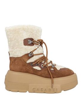 Botines de caña alta Mujer Camel 36 Mujer