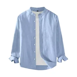 Men'S Long Sleeved Casual Shirt Comfort Wrinkle-Free New Men'S Shirt roupas masculinas