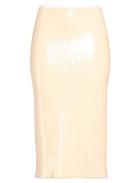 Falda midi Mujer Marfil 36,40,42 Mujer