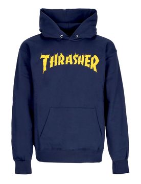 Felpa Cappuccio Uomo Burn It Down Hoodie Navy