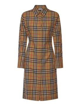 Burberry Vestito a camicia a quadri