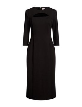 Midi-Kleid Damen Schwarz 38 Damen