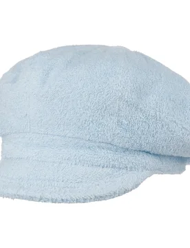 Terrycloth Newsboy Cap by Alfonso DEste - light blue - Damen - Size: One Size - Alfonso D´Este - FashionsVida