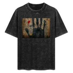 My life is slipping through my fingers. T-Shirt Abstract Pattern Print Top