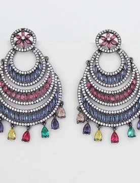 Fashion cubic zirconia earrings for women jewelry large dangling earrings - Aliexpress - FashionsVida