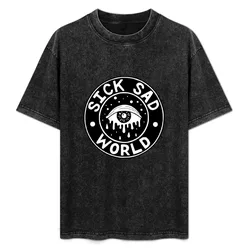 Sick sad world T-Shirt Basic All Season Solid T-Shirt