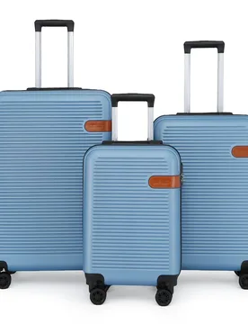 Hardshell Suitcases Robust ABS Lightweight Luggage Holiday Bag - Blue - Size: S - Infinity Leather - FashionsVida