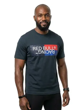 T-shirt à Manches Courtes Colour Block Logo Dulwich Blue S