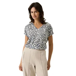 Maglietta A Maniche Corte Con Collo A V O260002 Summer Cobalt L