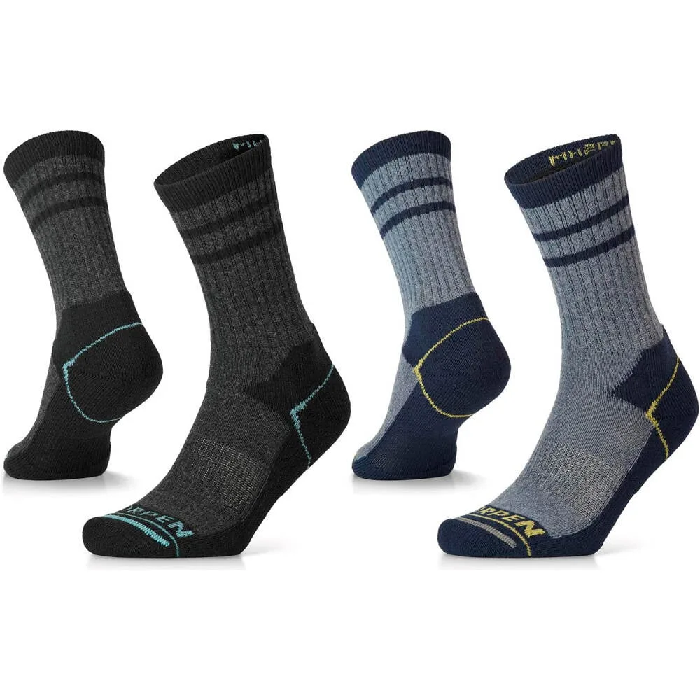 Mh2pc wool hike 2 pack crew calcetines montaña Gris (XL) - Lorpen - FashionsVida