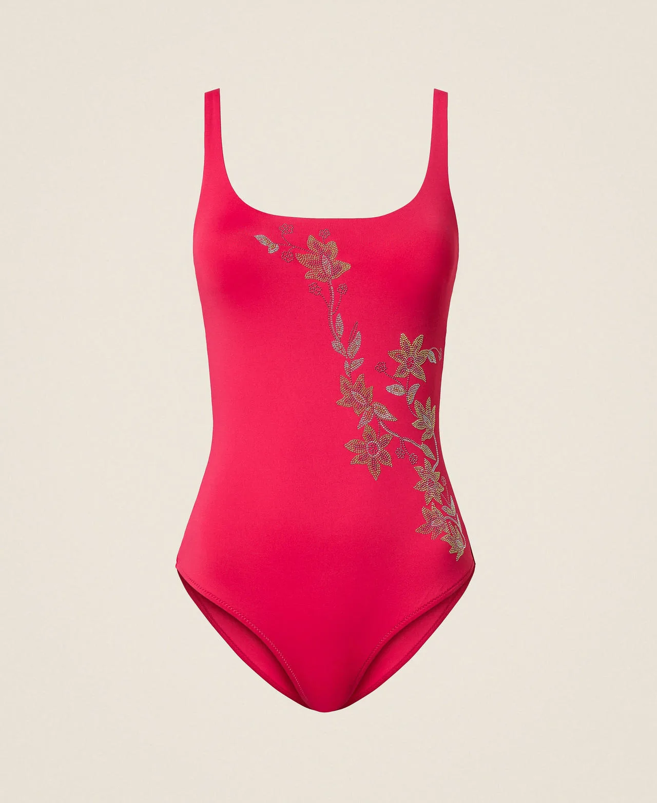 Maillot de bain une pièce avec cabochons - TWINSET - FashionsVida