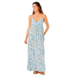 Robe Longue Sans Manches Party Pack Maxi Blue S