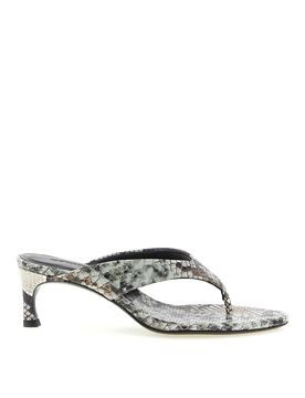 Mules in pelle di serpente