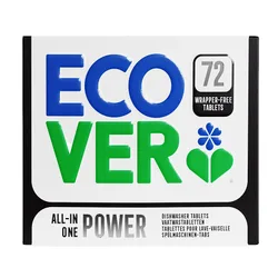 Wrapper Free All-In-One Power Dishwasher Tablets - 72 Tablets
