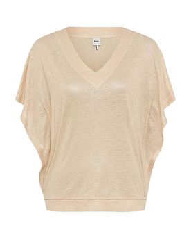 T-Shirt CASSIE S hellbraun 42 damen