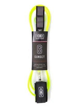 Leash De Surf Sunset Moulded 7 Mm Lime 6´0´´ unisex