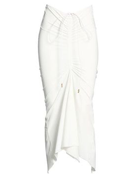 Falda midi Mujer Blanco S,XS Mujer
